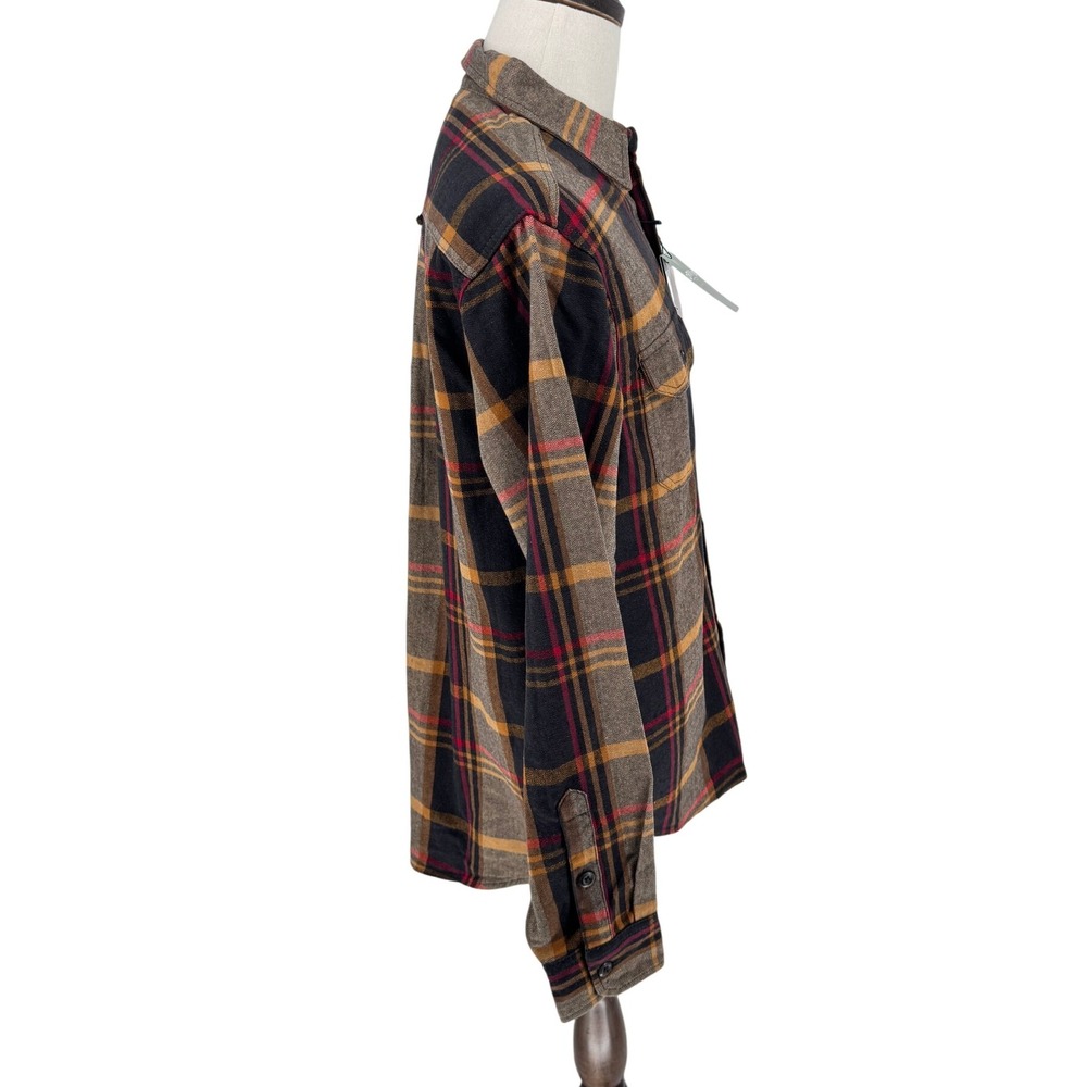 Orvis Men's Heavyweight Flannel Shirt Plaid Button Up Long Sleeve Size S NWT - Picture 9 of 15